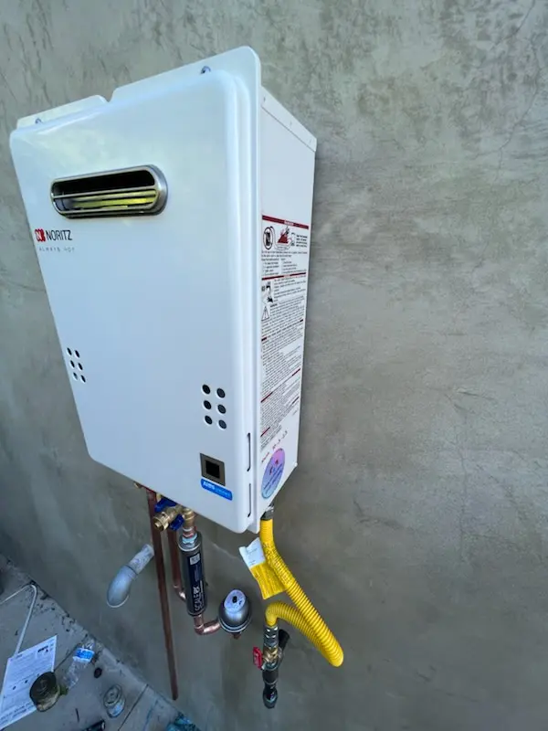 Tankless water heater installation for Colchester homes